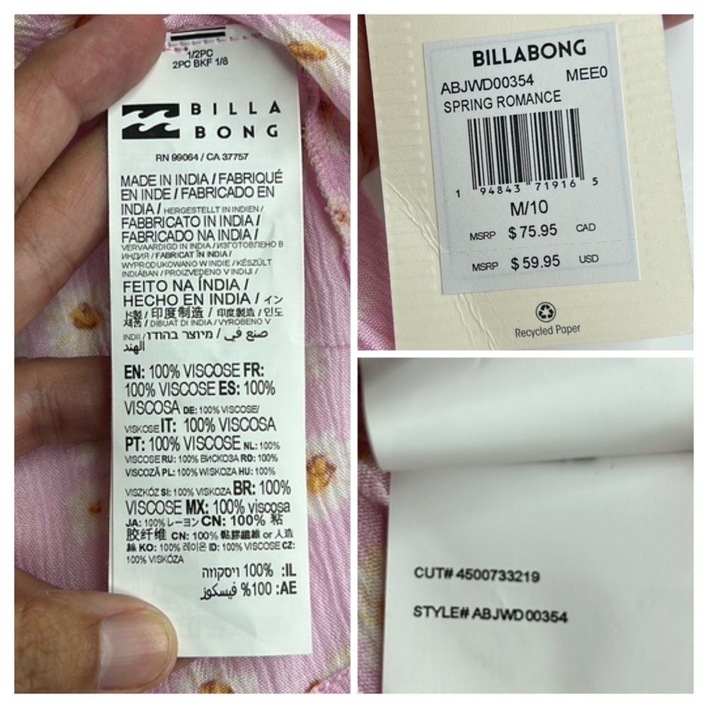 Billabong Spring Romance Wrap Dress - Picture 12 of 14